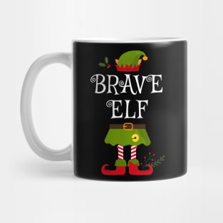 Brave Elf Shirt , Family Matching Group Christmas Shirt, Matching T Shirt for Family, Family Reunion Shirts Mug